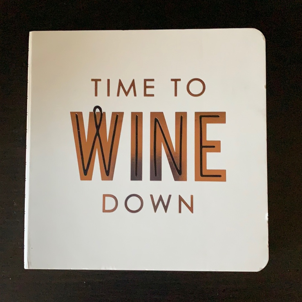 Wine coaster book - includes 6 pop-out coasters